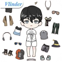 Vlinder Boy: Dress up games