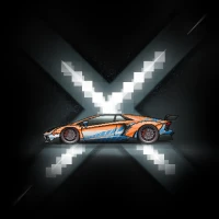 Drag Racing : Pixel X Racer
